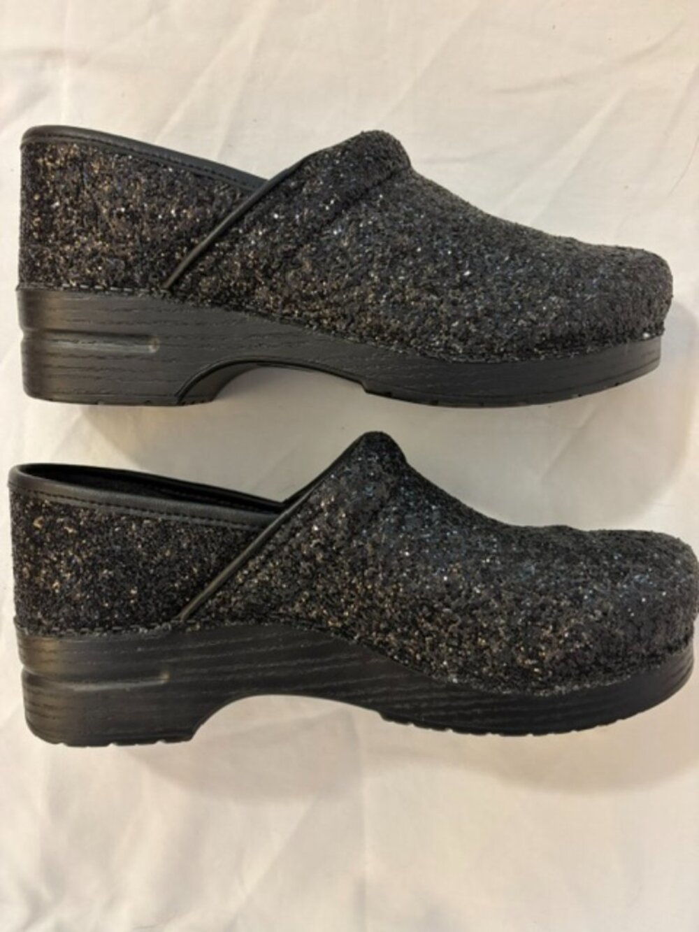 Dansko Professional Clog in Limited Edition Black Glitter Women Size 42 (US 11) - Picture 13 of 13